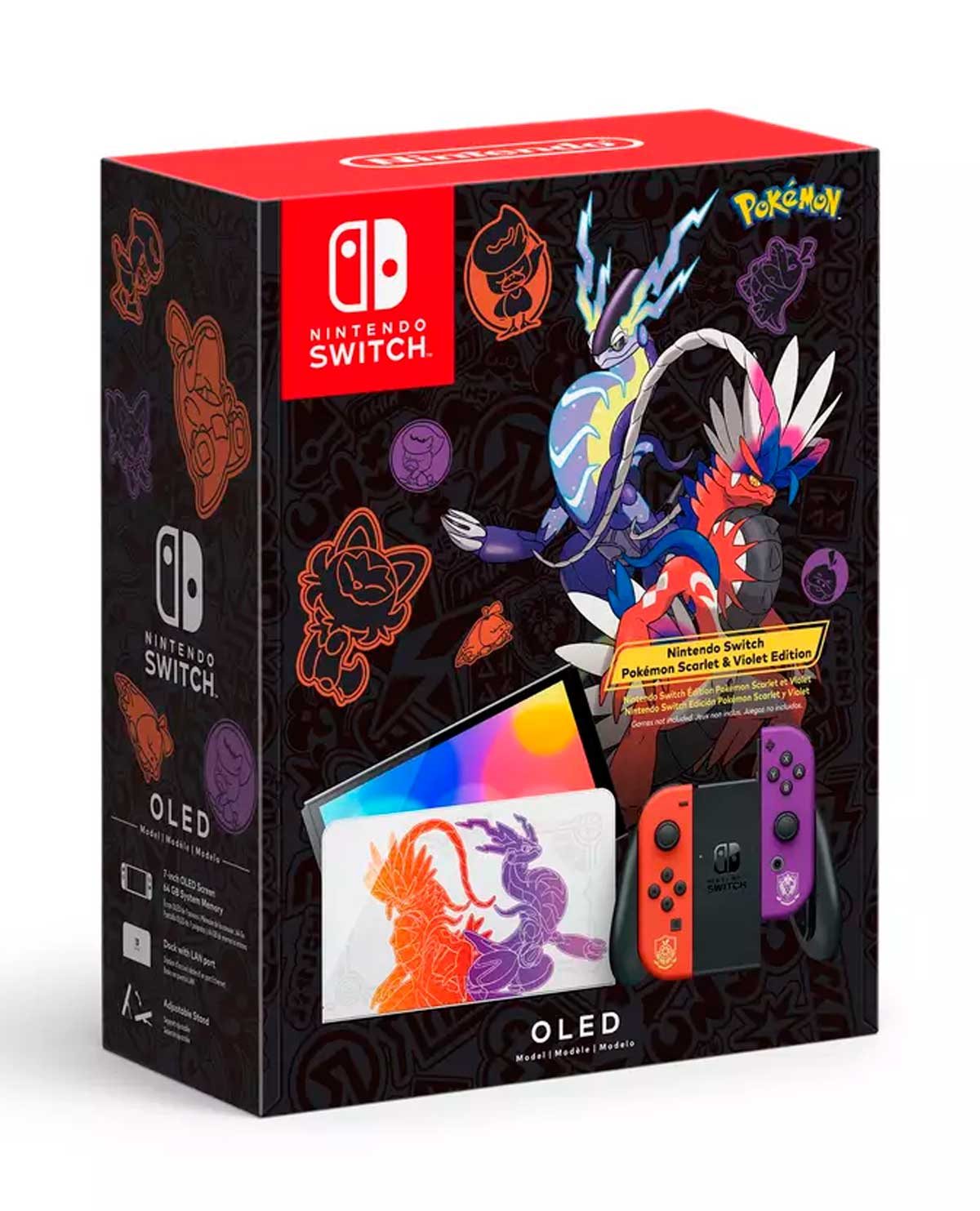 Nintendo Switch OLED · Pokémon Scarlet & Violet Edition
